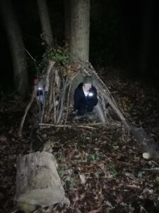 Night Time Shelter Build